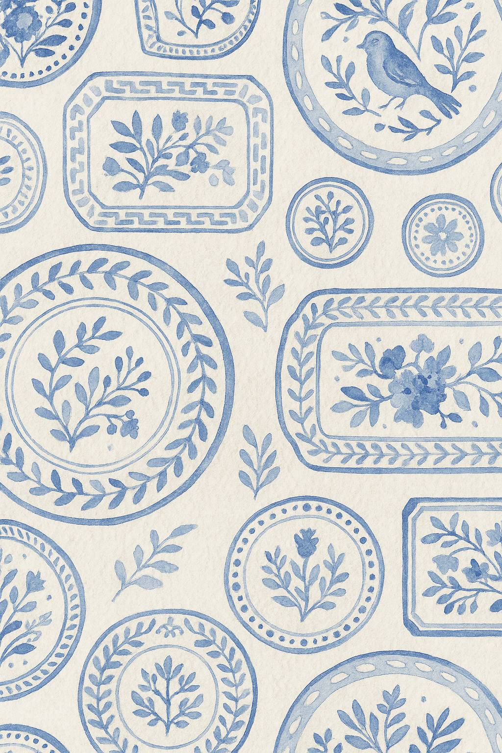 Pretty in Delft- Serena & lily Vibes- Notecard set (3 designs)