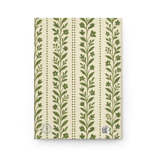 Floral Hardcover Journal - Elegant Botanical Design for Daily Reflection