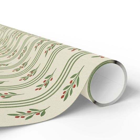 Vintage Floral Wrapping Paper, Eco-Friendly Gift Wrap, Holiday Decor, Sustainable Gift Wrapping, Rustic Party Supplies, Christmas Gift Wrap