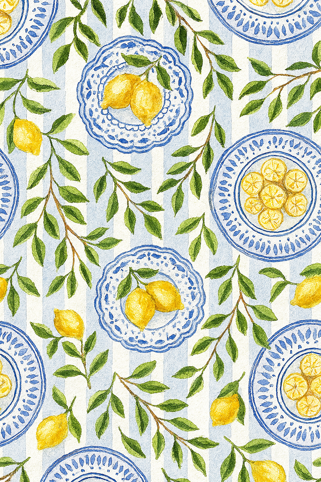 Lemon Picnic Notecards
