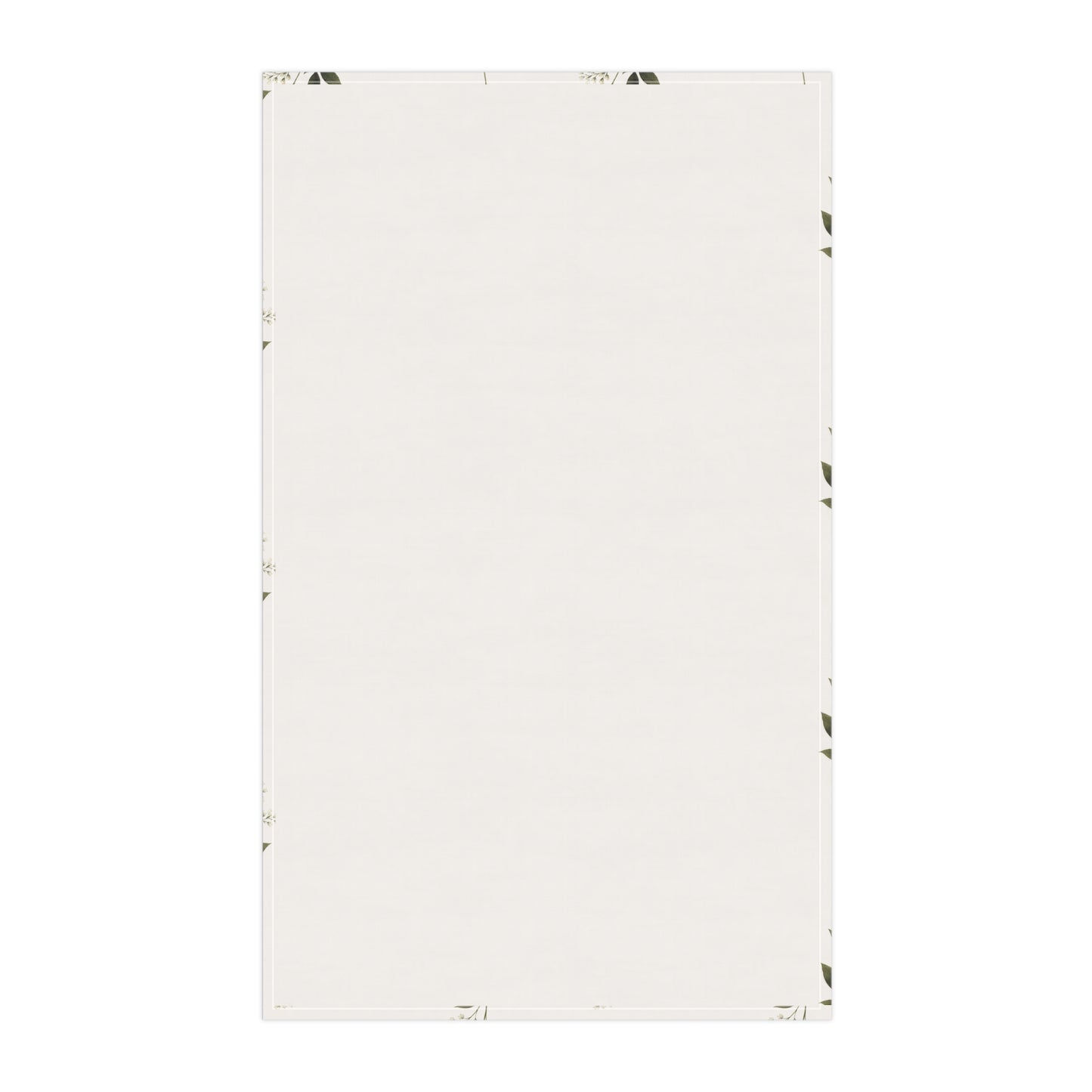 Botanical Sprig Tea Towel — Green Leaf Kitchen Towel