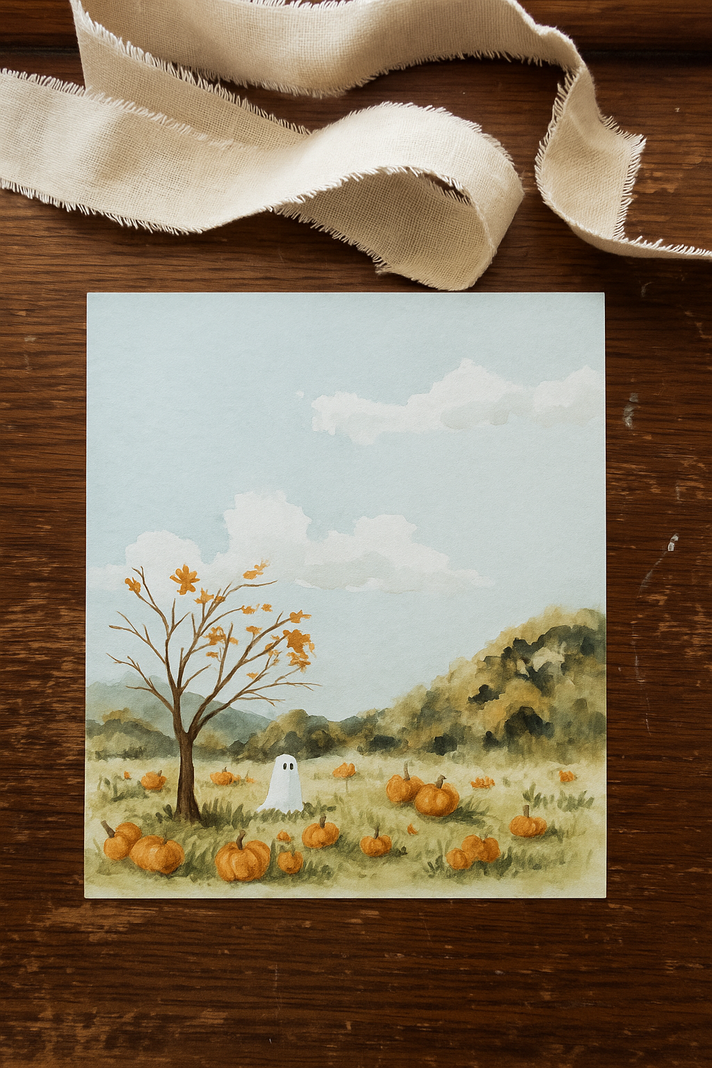 The Pumpkin Patch Digital Print