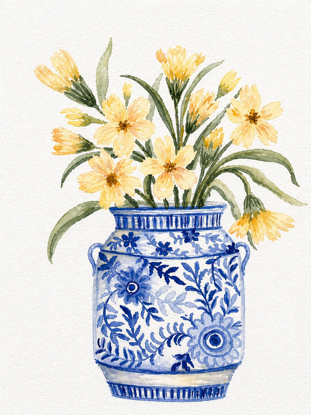Coreopsis Vessel Print | 5 x 7