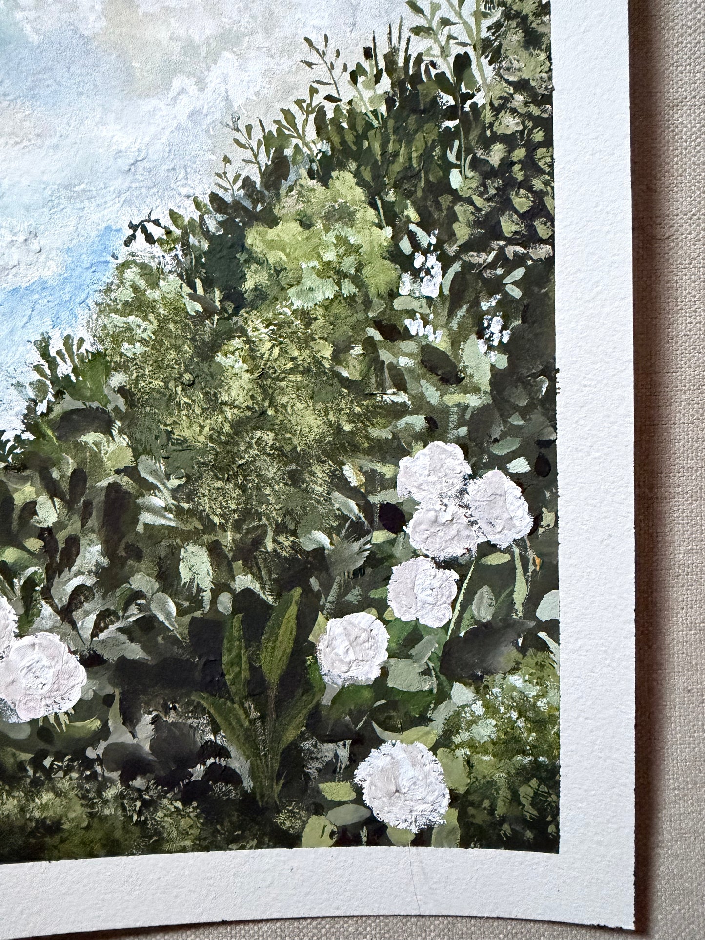 A Garden in June | Original 8x10 Painting