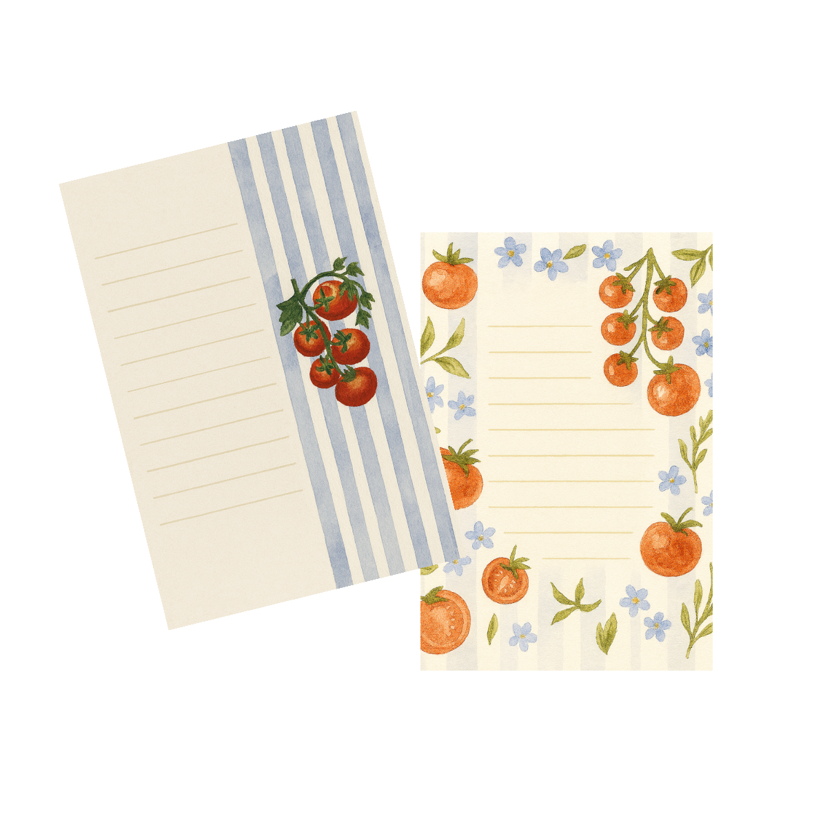 Tomato Picnic & Tomato Vine Notecard Set