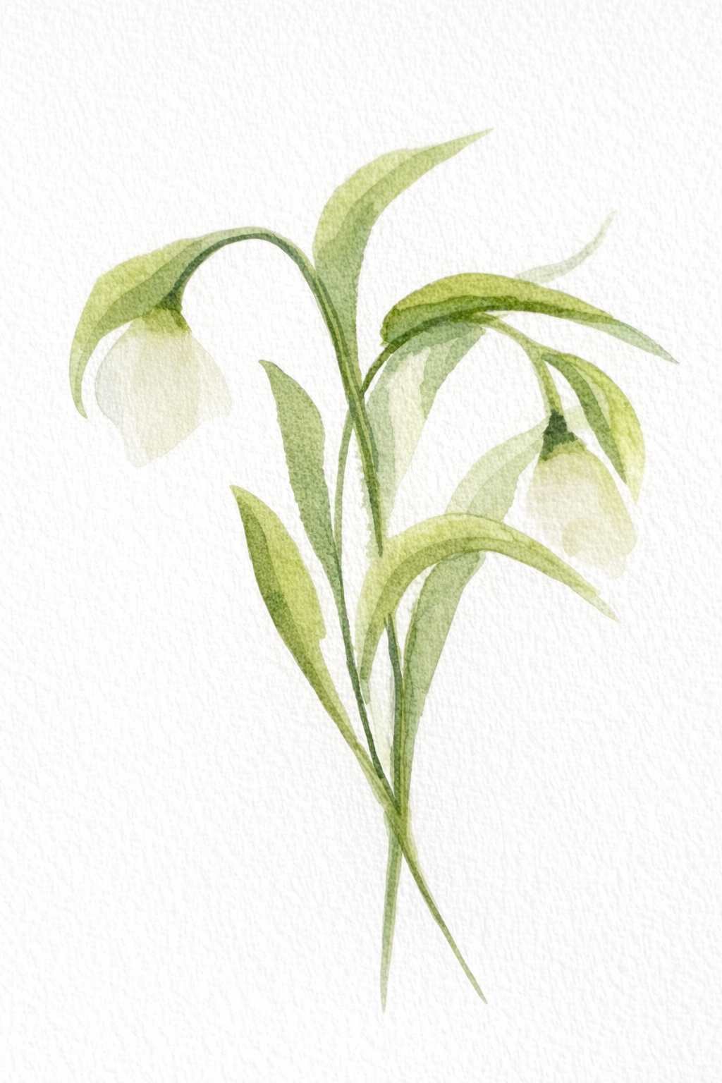 Held Back : 5x7 Botanical Art Print