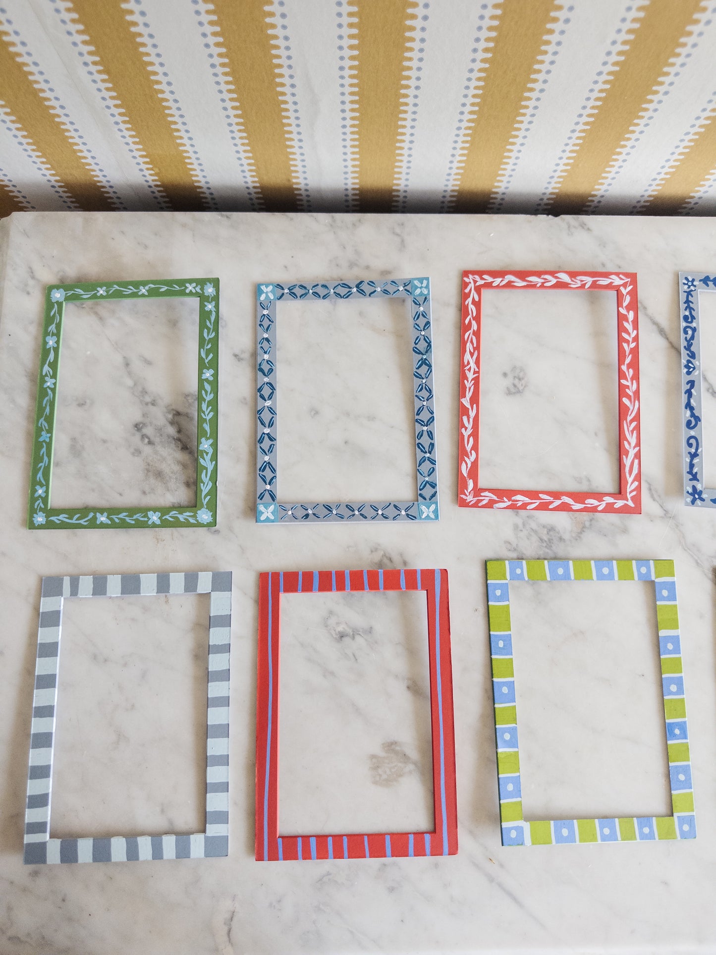 Custom Painted Picture Mats