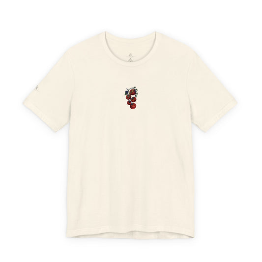 Casual Graphic Tee, Vintage Fruit Design Short Sleeve T-Shirt, Perfect for Summer, Gifts for Fruit Lovers, Comfortable Everyday Wear