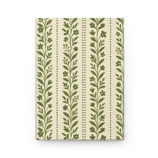 Floral Hardcover Journal - Elegant Botanical Design for Daily Reflection