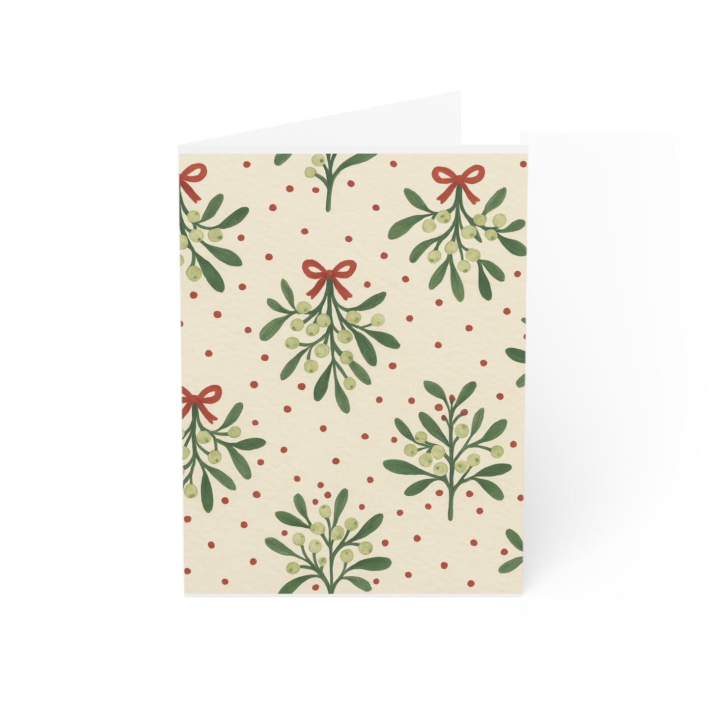 Charming Mistletoe Greeting Cards for Every Occasion | Christmas, Holiday, Thank You, Blank Cards, Festive Stationery