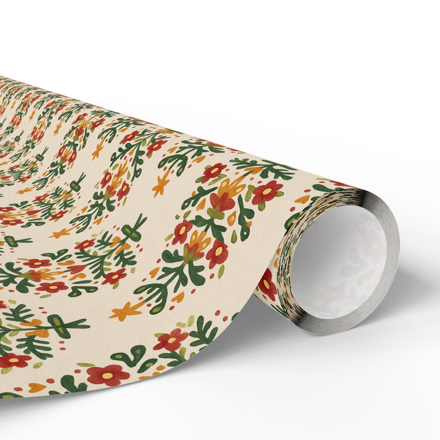Floral Wrapping Paper, Artisan Gift Wrap, Eco-Friendly Packaging, Birthday Wrap, Holiday Gift Wrap, Vintage Pattern