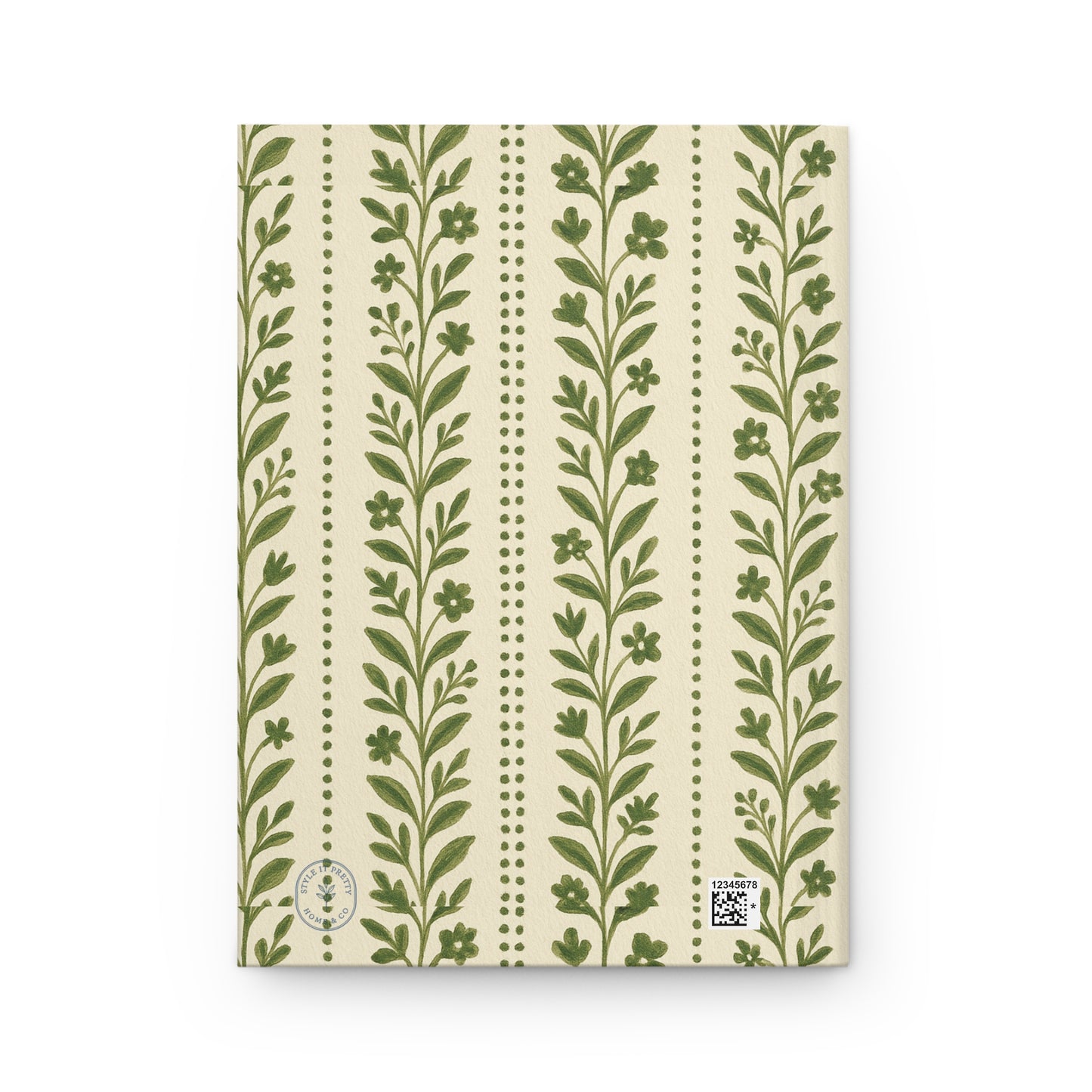Floral Hardcover Journal - Elegant Botanical Design for Daily Reflection
