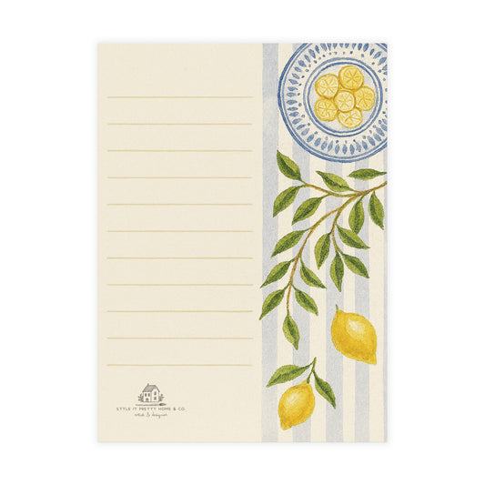 Lemon Medly Note card Set (3 designs)