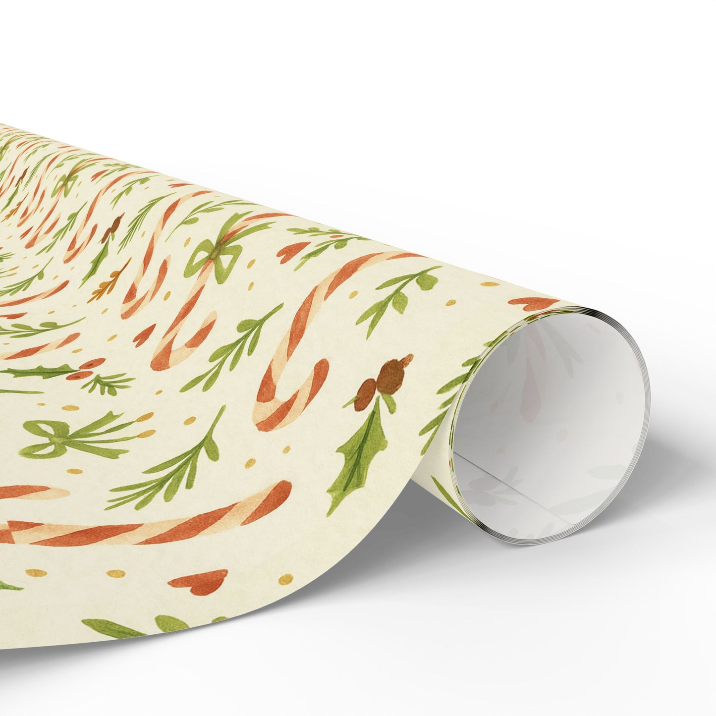 Festive Wrapping Papers for Holiday Gifting, Christmas Gift Wrap, Eco-Friendly Wrap, Candy Cane Design, Holiday Décor, Party Supplies