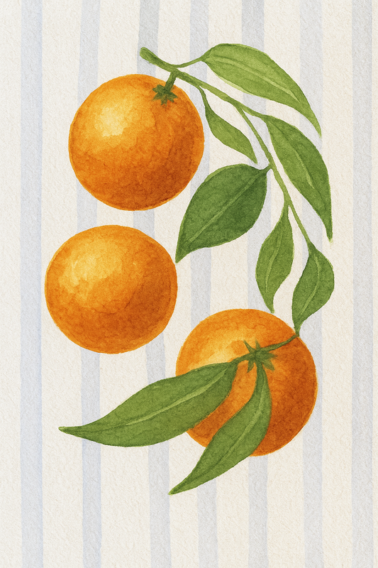 Fruit & Stripes Print Bundle - Set of 3