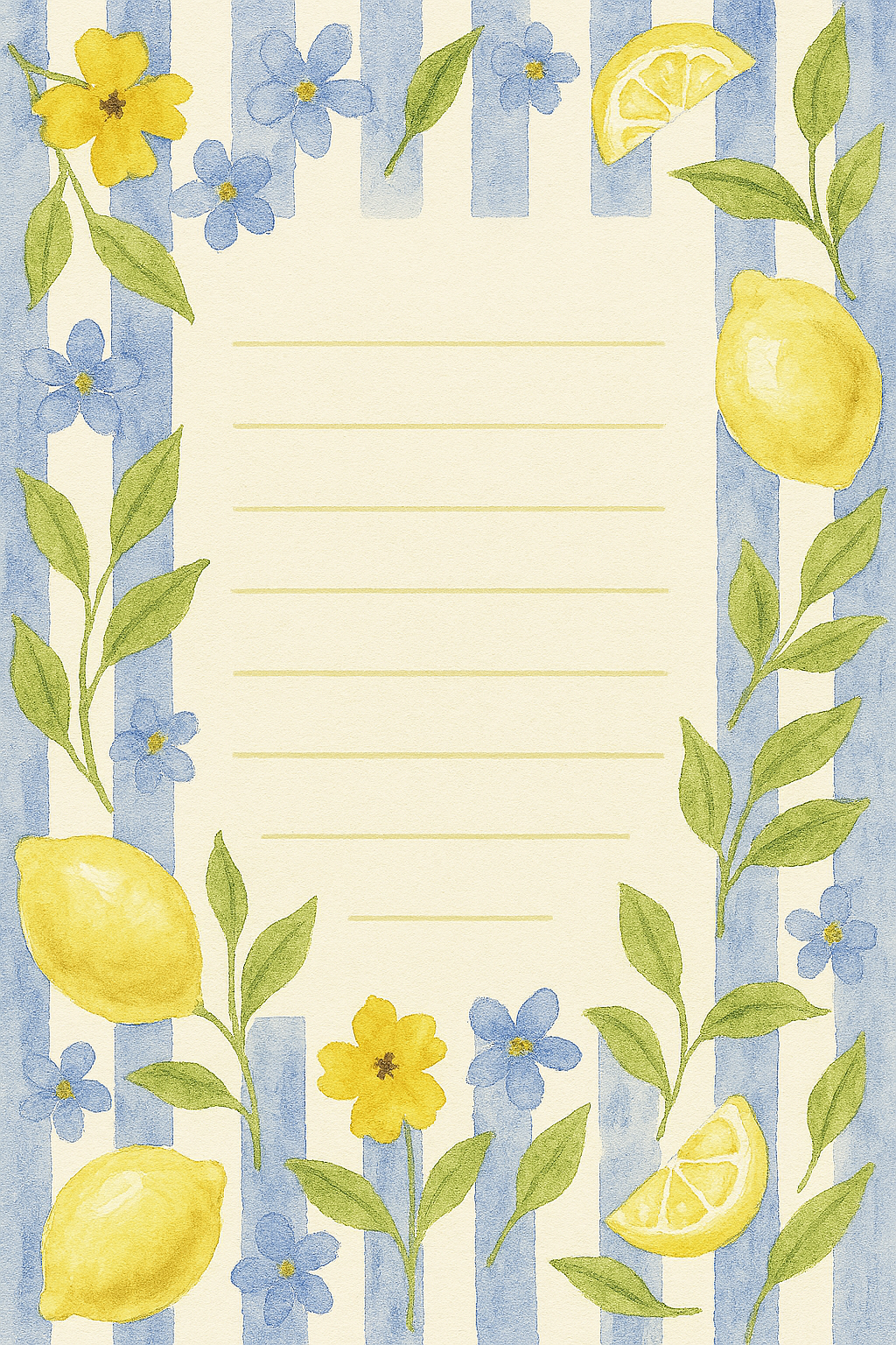 Lemon Party Notecards