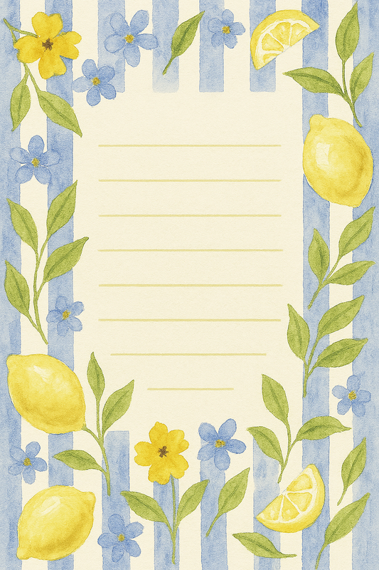 Lemon Party Notecards