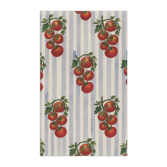 Vintage Tomato Print Tea Towels, Rustic Kitchen Decor, Farmhouse Style, Cooking Gift, Eco-Friendly Cotton, Home Essentials