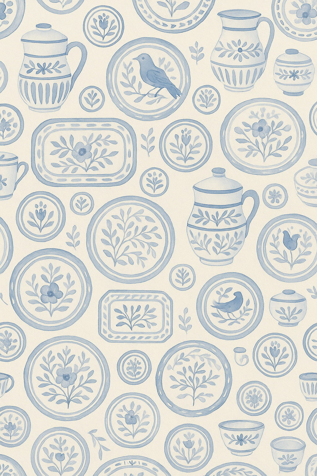 Pretty in Delft- Serena & lily Vibes- Notecard set (3 designs)
