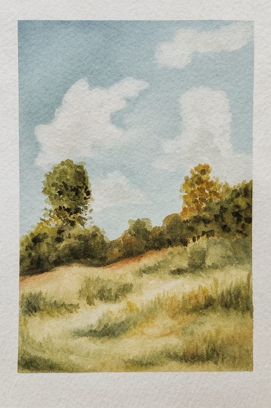 Meadow Changing Season - 5x7 Print