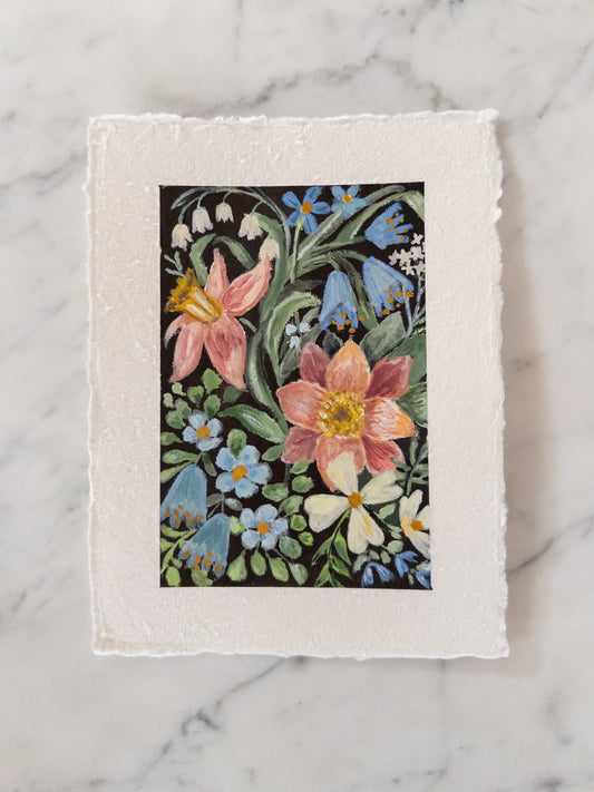 Garden Study- Original Painting 5x7