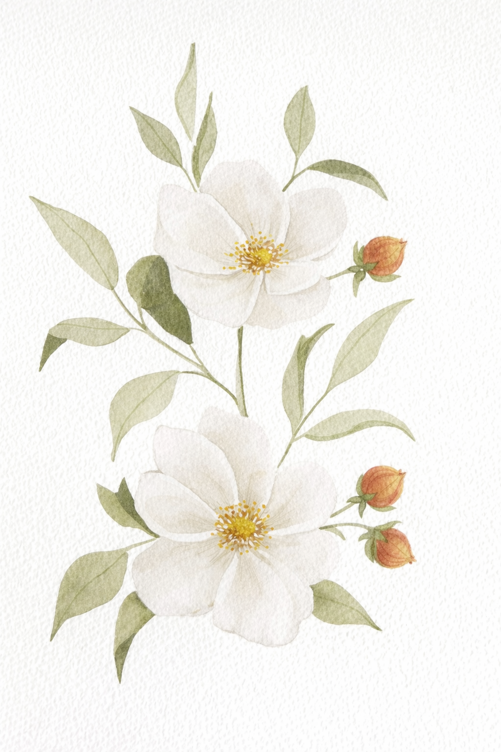 Standing : 5x7 Botanical Art Print