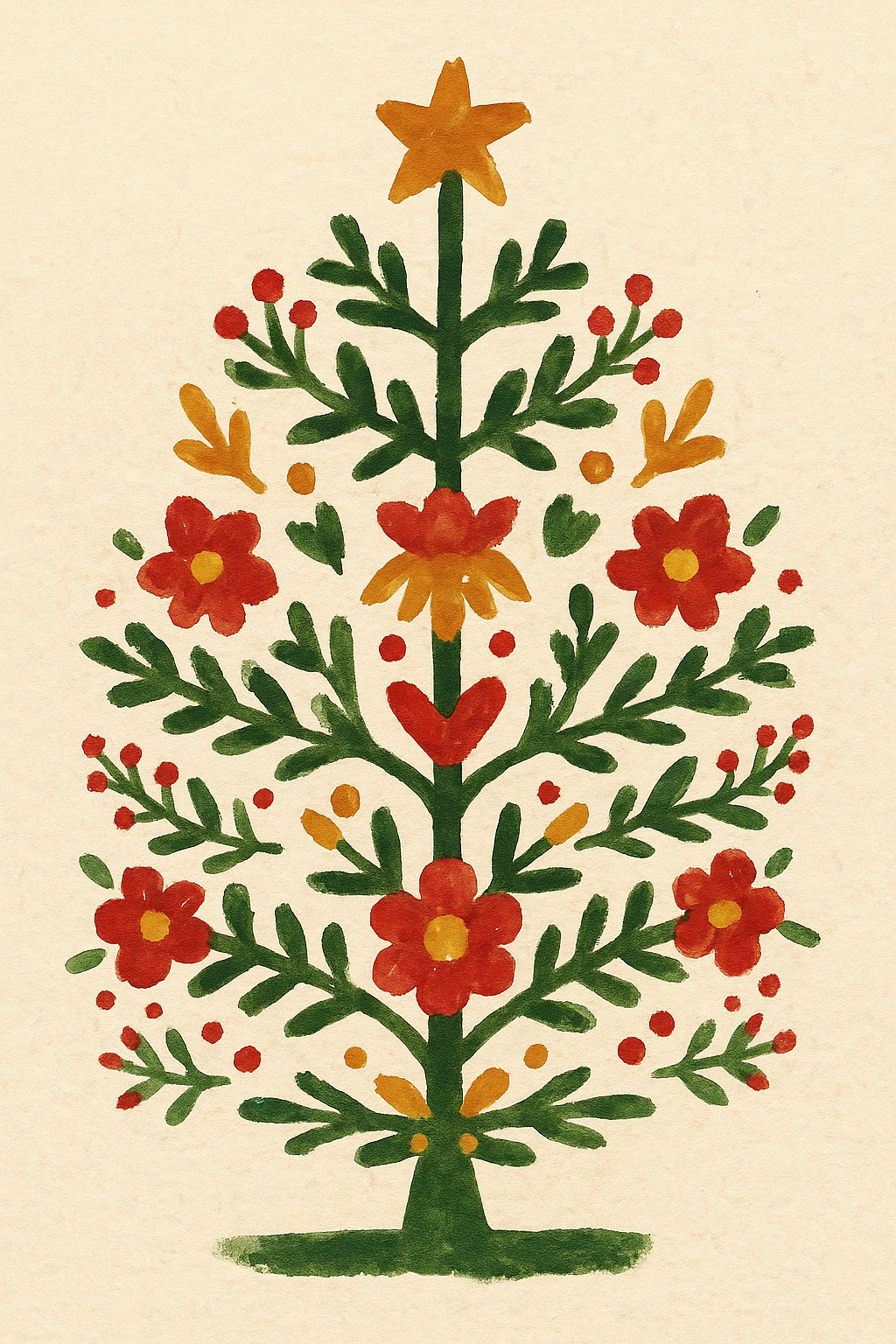 The Christmas tree of joy