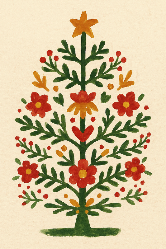 The Christmas tree of joy