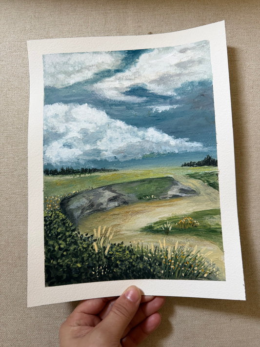Beneath a Summer Sky | Original 8x10 Painting