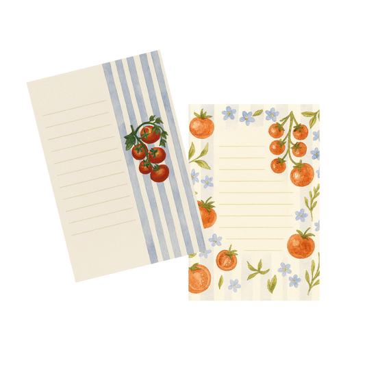 Tomato Picnic & Tomato Vine Notecard Set