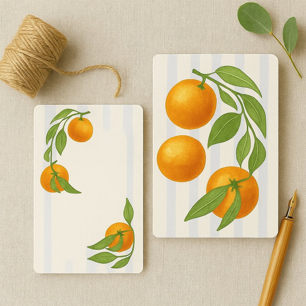 Citrus grove Stationary Set