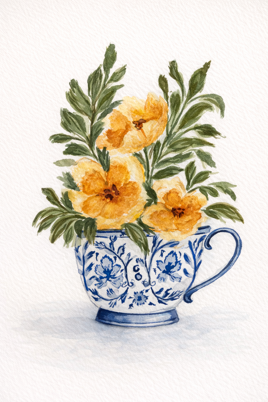 Tea cup 2 Digital Print