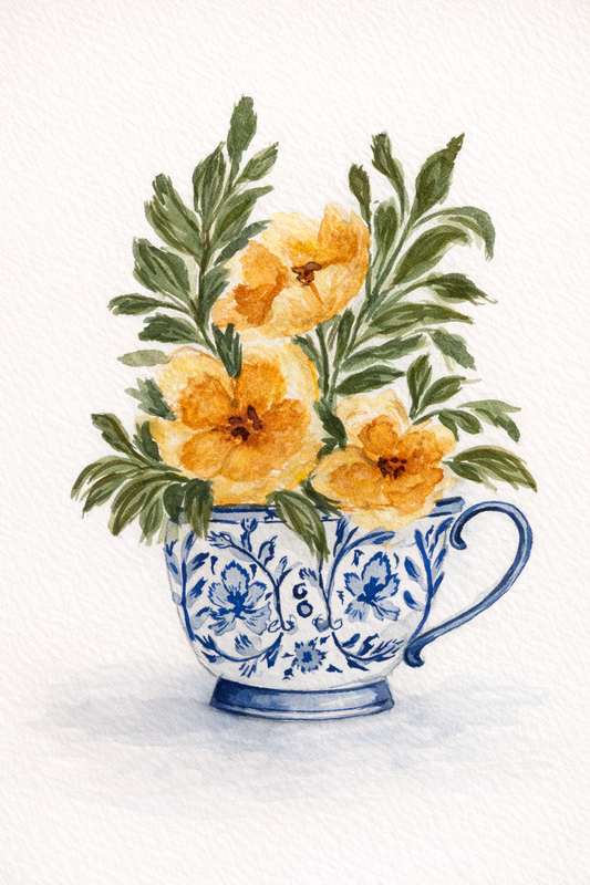 Tea cup 2 Digital Print