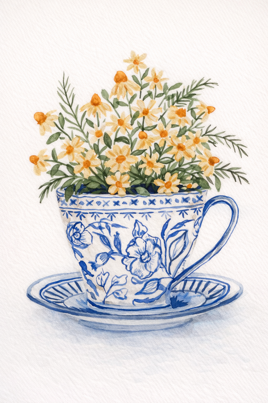 Tea cup 4 Digital Print